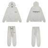 Herren Kapuzenpullover Mit Beflocktem Buchstabenaufdruck Locker Geschnitten Baumwolle Pullover Lässig Streetwear