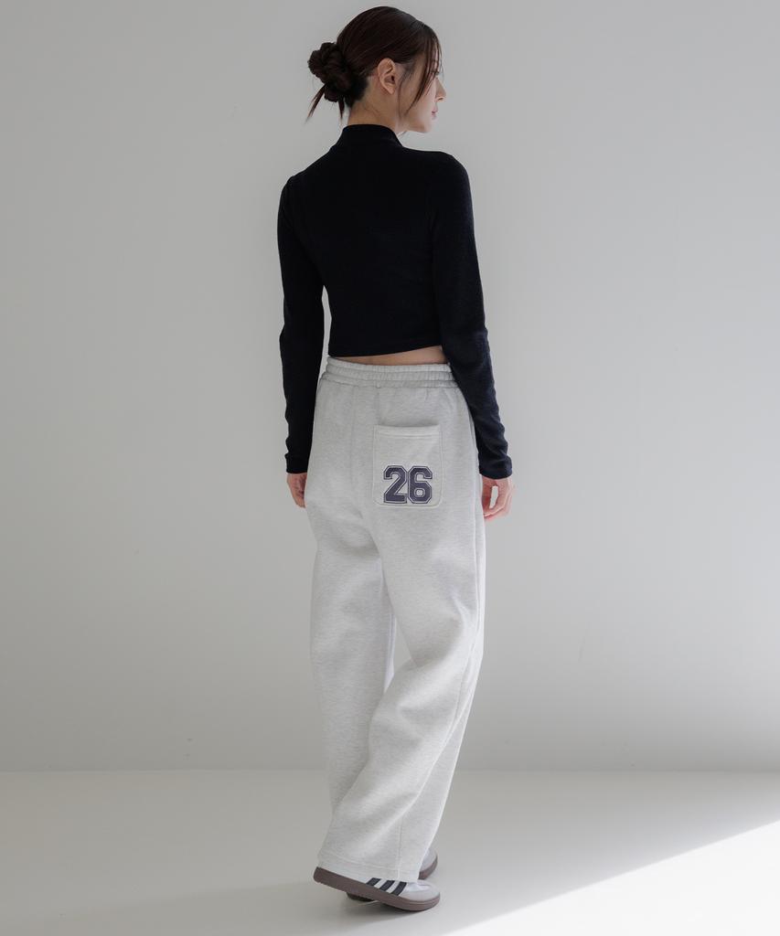 KITTY POTTERY Essentials Semi-Wide Sweatpants Black