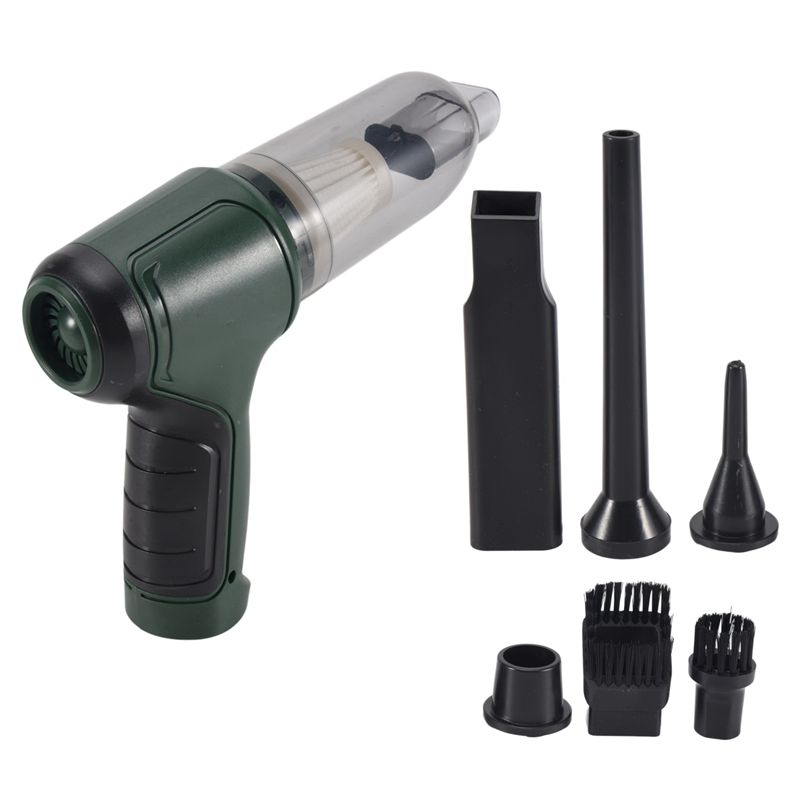 ABWR-2X 120W Cordless Air Blower Handheld Portable Air Duster Mini 9000Pa Wireless Car Vacuum Cleaner Cyclonic Suction Home B