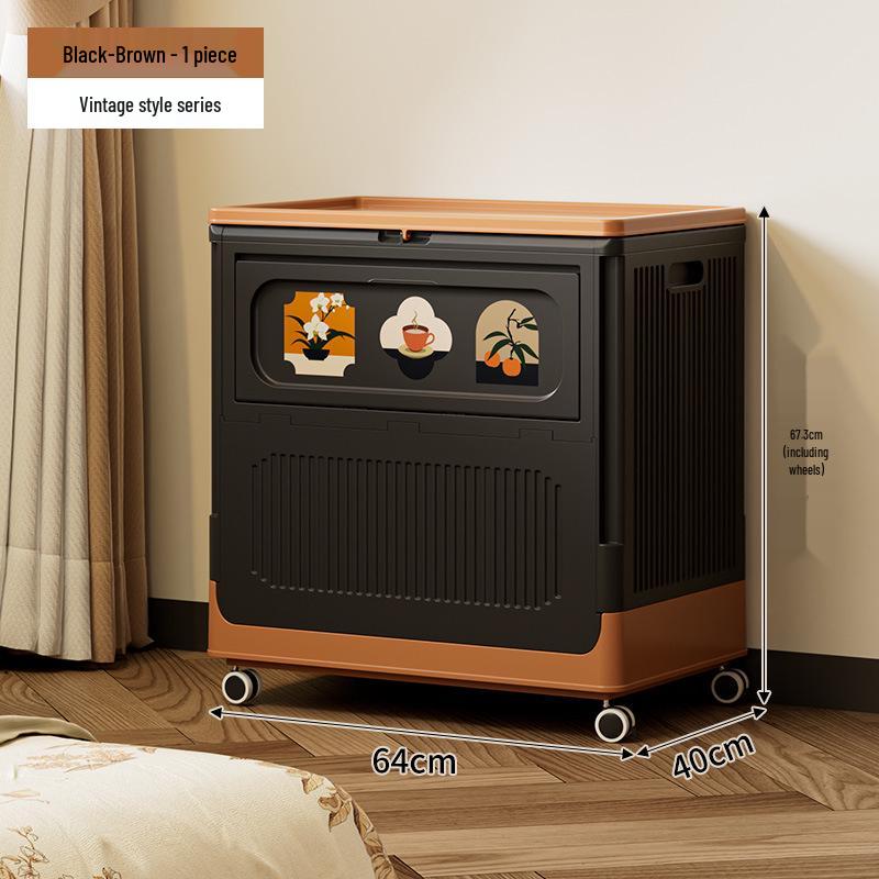 Haixing Large Capacity Folding Plastic Laundry Hamper with Lid