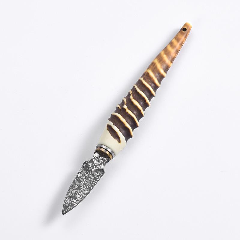 Edelstahl mit Holzgriff Puer Puerh Teemesser Nadel Eispickel Teekuchen Pickwerkzeug zum Aufbrechen Aufhebeln Ziegel für Küche