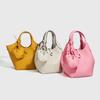 Summer Candy Bucket Bag Commuter Tote Bag Shoulder Crossbody Bag Vegetable Basket Versatile Letter Bag