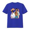Tom Selleck 70s Retro Star T Shirt Vintage Macho Homage for Kids Throwback Style Vintage Washed Casual Unisex Stretched