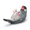 Ubia Java Sparrow Pen Holder, 9.5 x 4.5 x 5.5 cm, Doll Figurine, Animal Ornament, Garden Decor, Bird, H23184