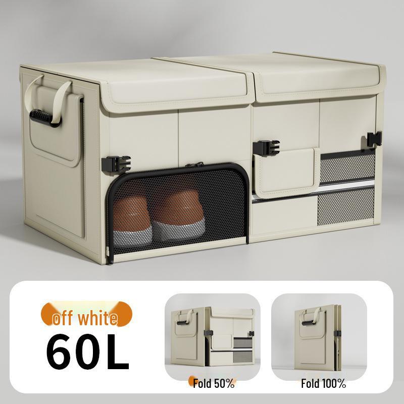 Foldable Car Trunk Organizer - Large Capacity Storage Box for Vehicle Interior
