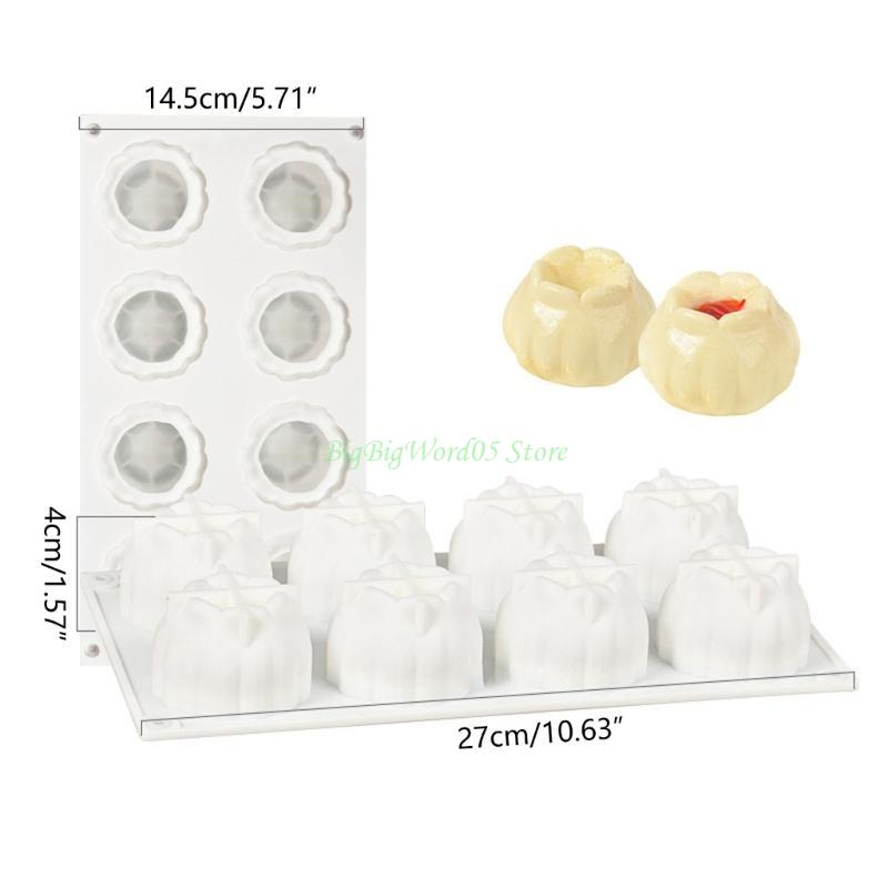 24TE Soap Molds Mould Silicone Crafts Moulds Pomegranate Shaped Silicone Material Perfect Baking Gift for Baking Lover