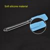 Cake Tools Silicone Cream Spatula Mixing Scraper Heat Resistant Non-stick Spatula With Crystal Transparent Handle