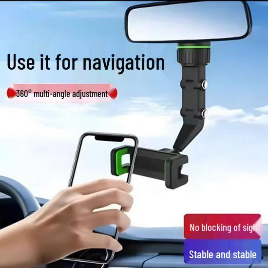 2026 Multi-Purpose Phone Holder: Car, Desktop, and Rearview Mirror Mount