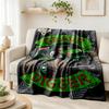 Couverture Flanelle Monster Jam Truck – Jeté de Lit et Décoration de Fête
