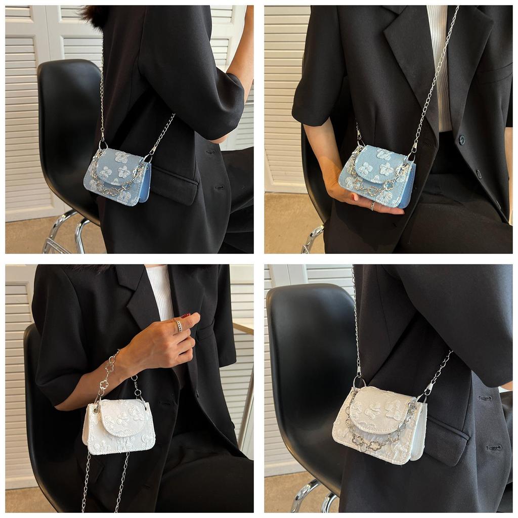 Stylish Vintage Mini Bag With Chain Strap Chic Pu Leather Crossbody Bag For Women
