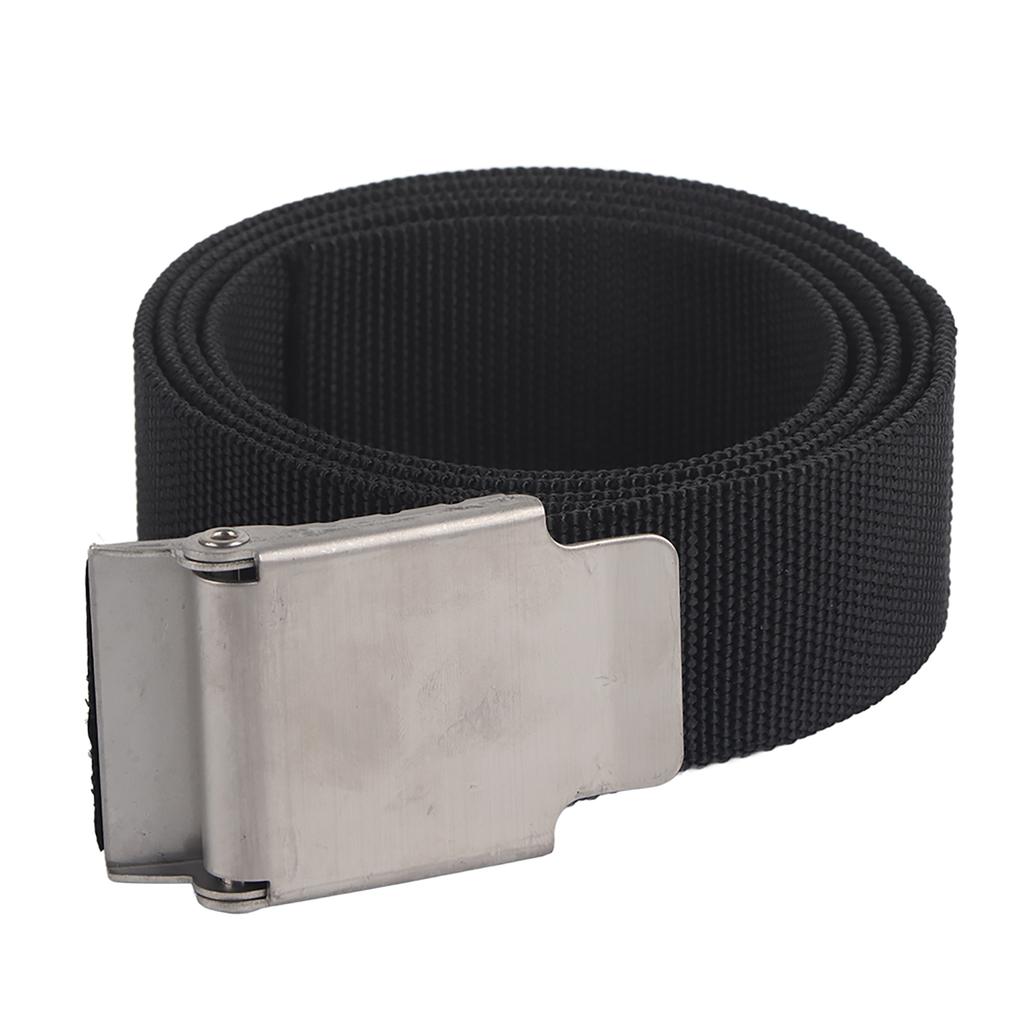 Diving Weight Belt Snorkeling Webbing Strap Waist Belt  with Adjustable Stainless Steel Buckle for Scuba Diving Supplies