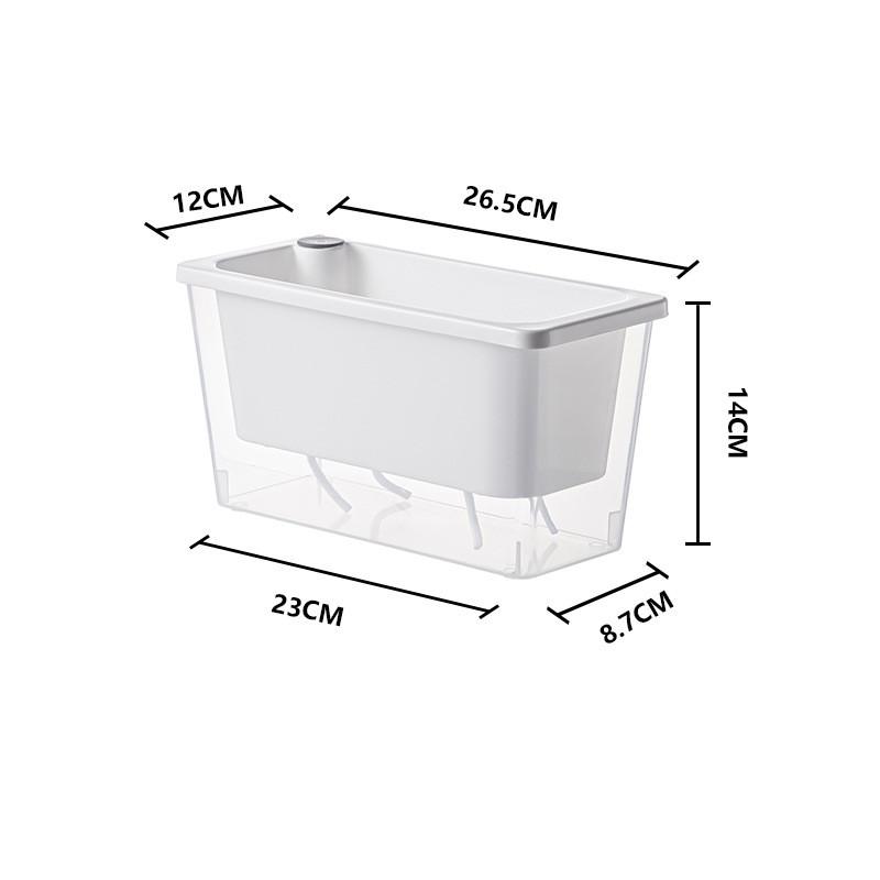 Самополивающийся кашпо для цветов Ленивый цветочный горшок Автоматический влагопоглощающий цветочный горшок Двухслойный пластиковый балконный кашпо