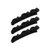 2 Pcs Double Layer Hair Clip Hair Styling Clips Hair Accessories Flocking Braided Hair Clips For Daily Work Party