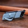 Cards Holder Wallet Wristband Case For Samsung Galaxy Z Flip 7 7FE 6 5 4 Flip6 5G Kickstand Carbon Fiber Shockproof Bag Cover