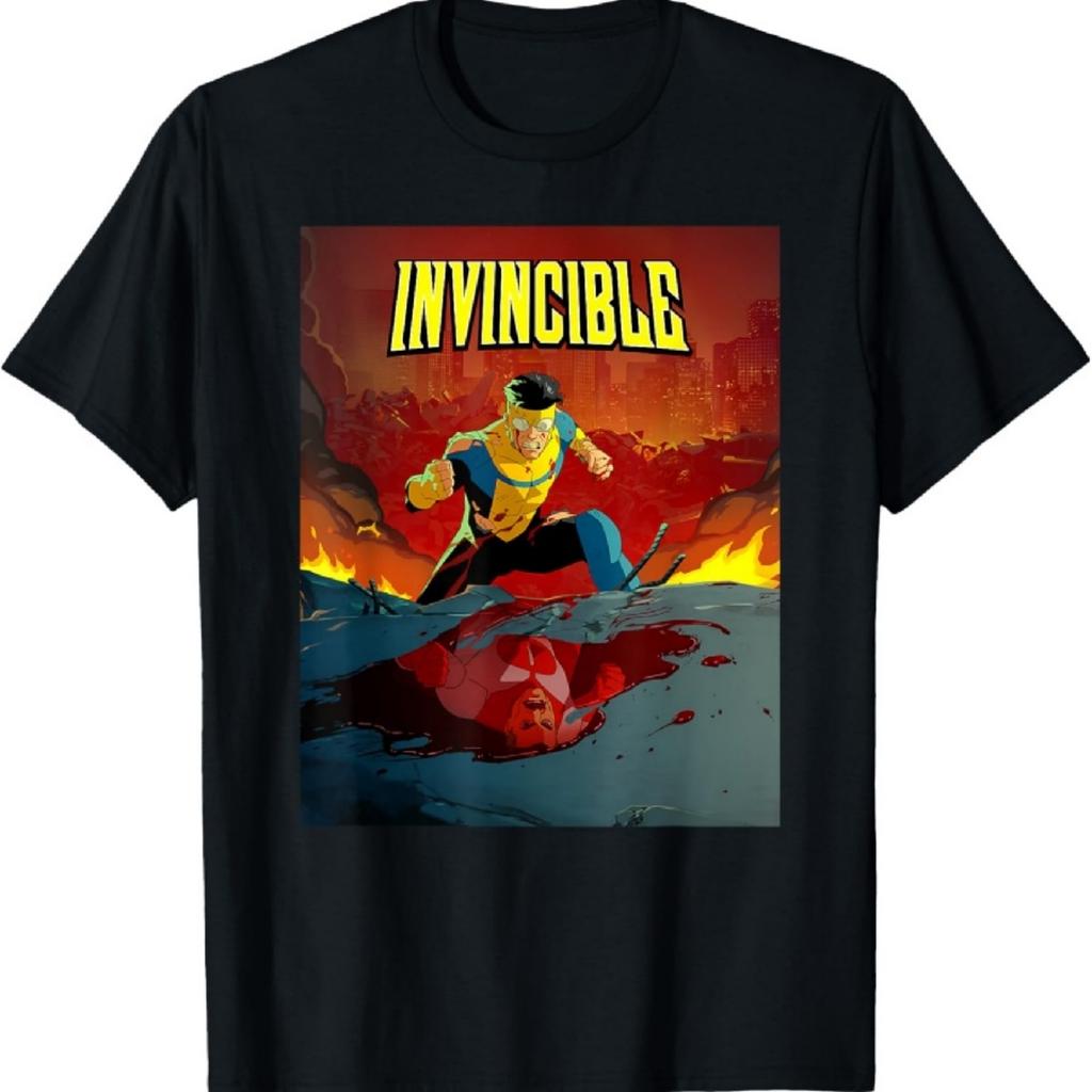 & Omni-Man Blutige Spiegelung Poster T-Shirt