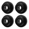 4PCS Handlebar Riser Bushings Replacement for Touring Electra Glide 1983 2025 Aluminium Alloy CNC Black Solid Handlebar