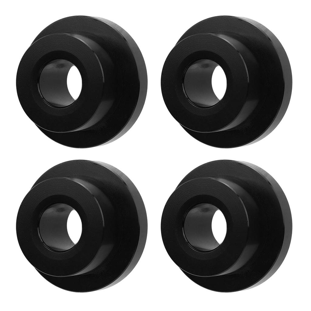 4PCS Handlebar Riser Bushings Replacement for Touring Electra Glide 1983 2025 Aluminium Alloy CNC Black Solid Handlebar