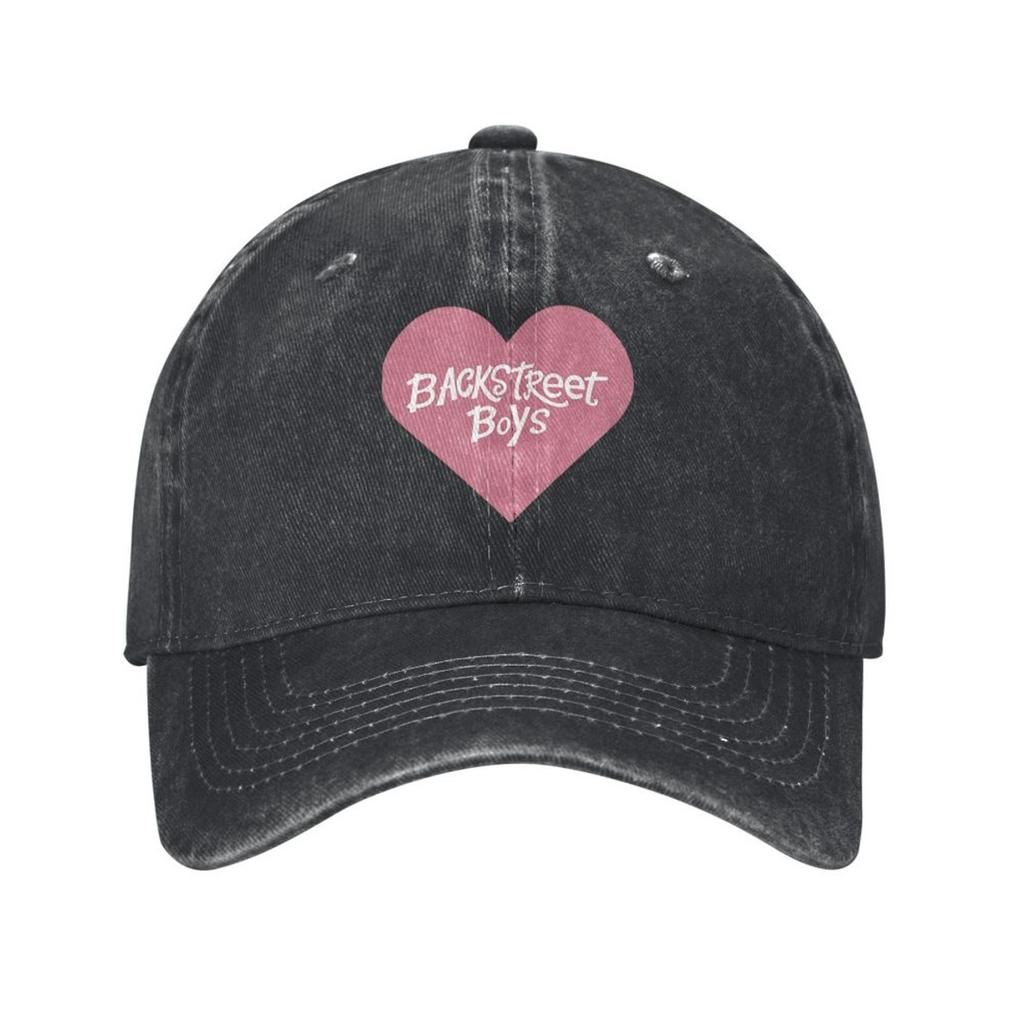 Backstreet Boys BSB Logo with Heart Baseball Cap Vintage Distressed Cotton Band Snapback Unisex Outdoor Summer Soft Caps Hat