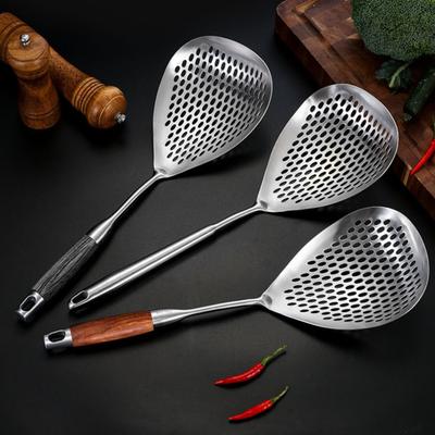 Sada velkých štěrbinových lžic Nerezové sítko na těstoviny Cedník s klipem na potraviny Lžíce Fritéza Naběračka na smažení Vaření Servírování
