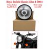 Royal Enfield "Head Lamp Assembly" Stealth Black "Old Classic 350 & 500"