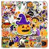 50 Waterproof Halloween Graffiti Stickers for Phone Cases & Suitcases