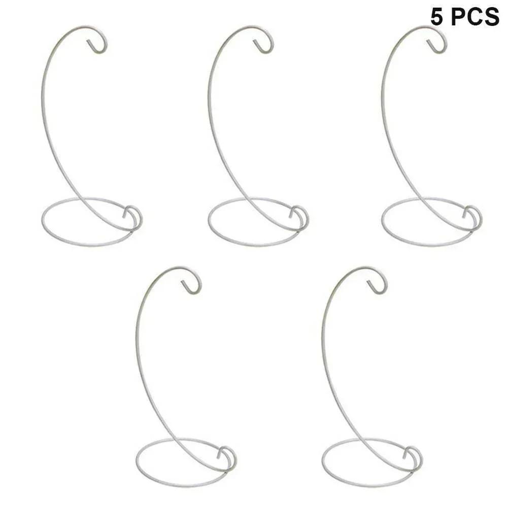 5/10pcs Home Decor Bauble Holder Stand Iron Stand Plant Micro Landscape Hanging Supporter For Bedroom Decor Garden Ornament
