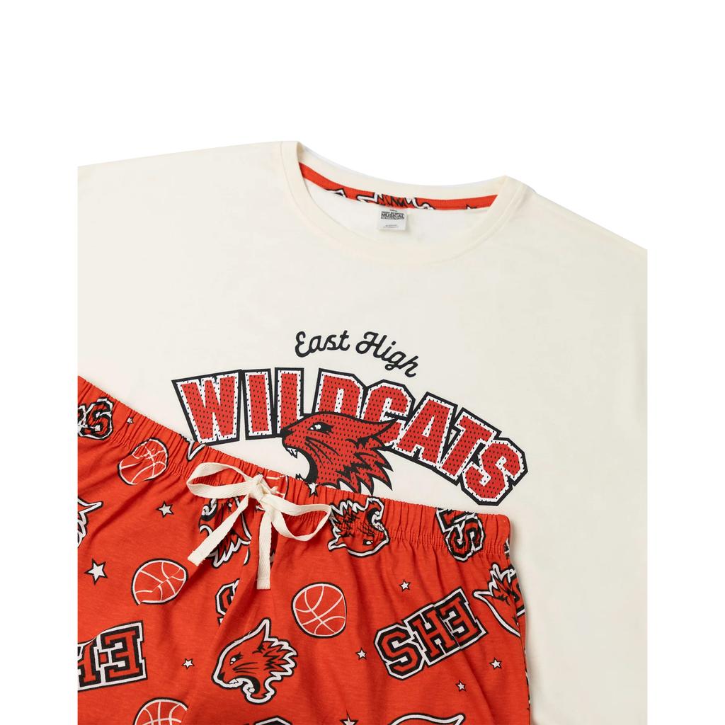 High School Musical Womens/Ladies Short-Sleeved Long Pajamas Set