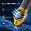 VGR V-886T Clipper Charging Base 8000Rpm Trimmer Professional Barber Rechargeable Hair Trimmer Machine for Man with LED Intelligent Digital Display