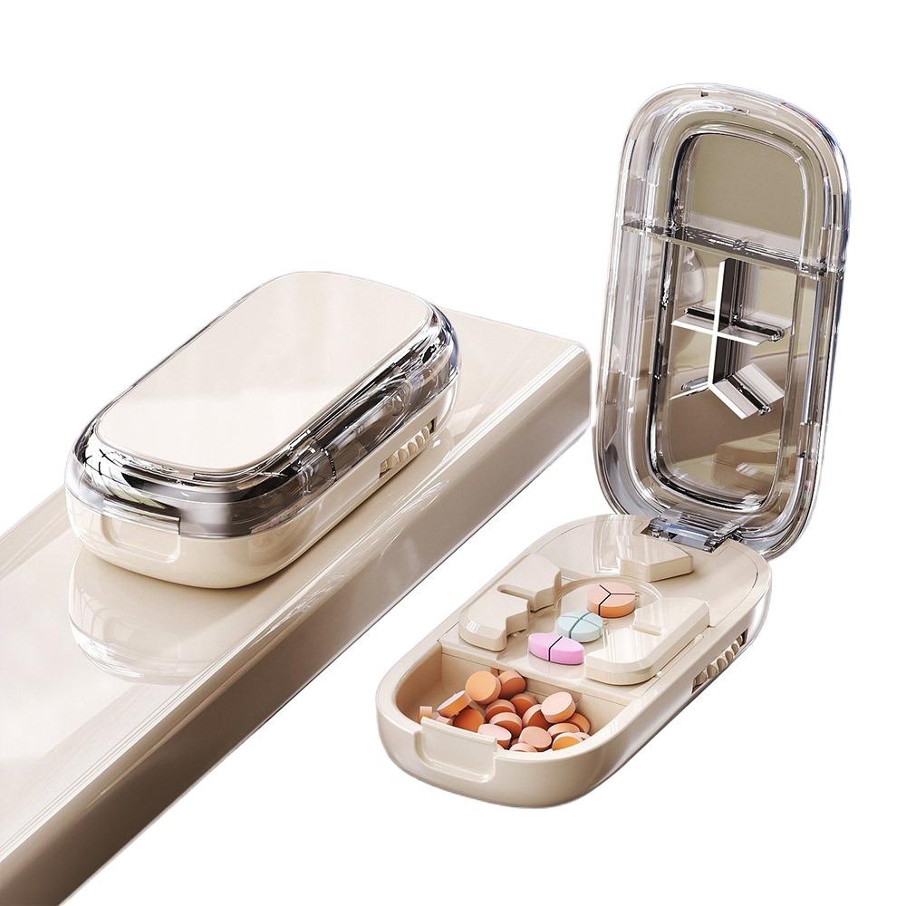 Dustproof Quartering Pill Cutter Divider Organizer Medicine Pill Cutter  for Small or Large Pills