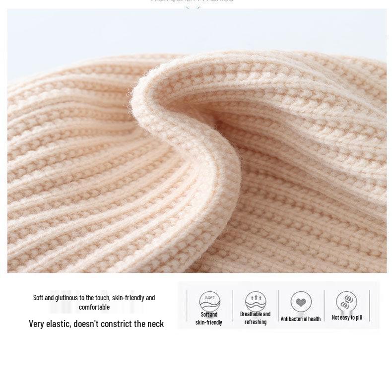 Newcomer Exclusive: Unisex Cashmere Neck Warmer - Thickened Wool Knit for Autumn/Winter