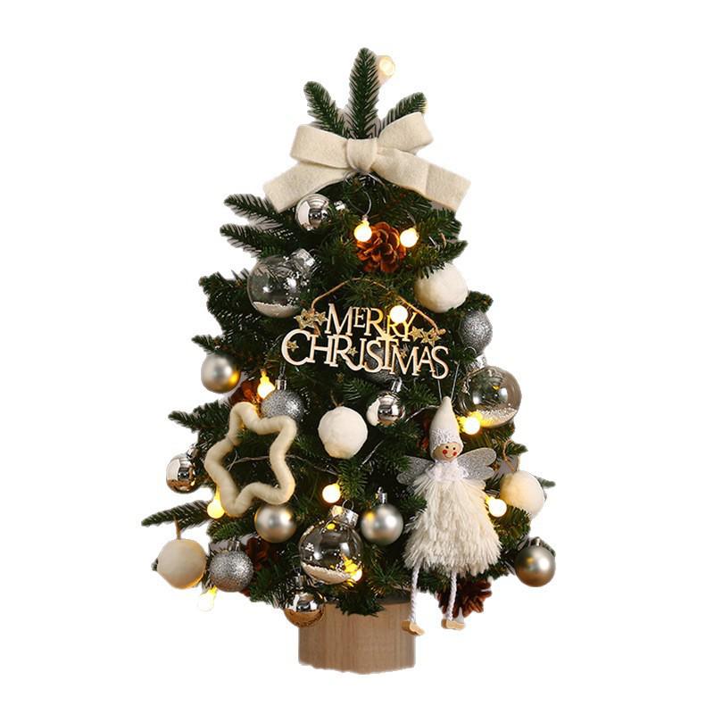 DIY Mini Christmas Tree Set for Home & Hotel Decorations - Ideal for Living Room or Window Display