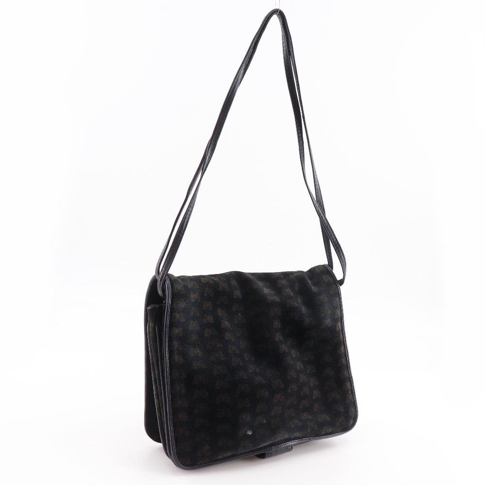 BOTTEGAVENETA 2WAYShoulder Tote Bag Butterfly Pattern Black Suede Butterfly Women Used