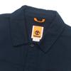 Timberland Solid Color Pocket Spliced Casual Lapel Jacket Men Jacket Navy A28D9-433