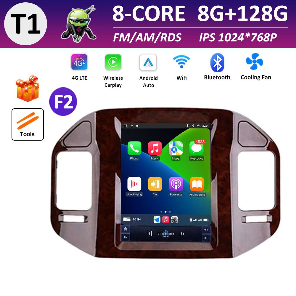 For Mitsubishi Pajero 3 V60 V68 V73 1999 2000 2001 2002 - 2006 DSP Stereo Android Intelligent System Navigation GPS IPS Screen
