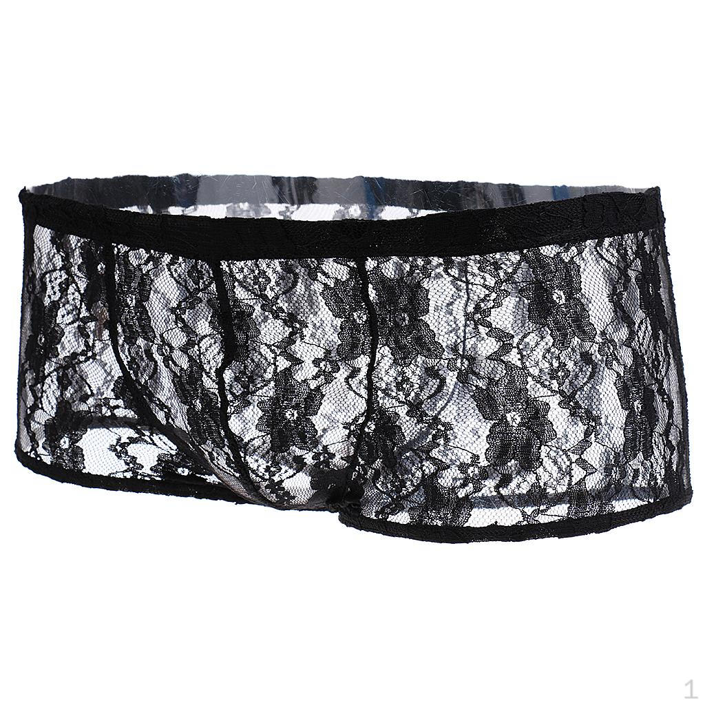 Classic Men's Lace Plain Trunks Shorts