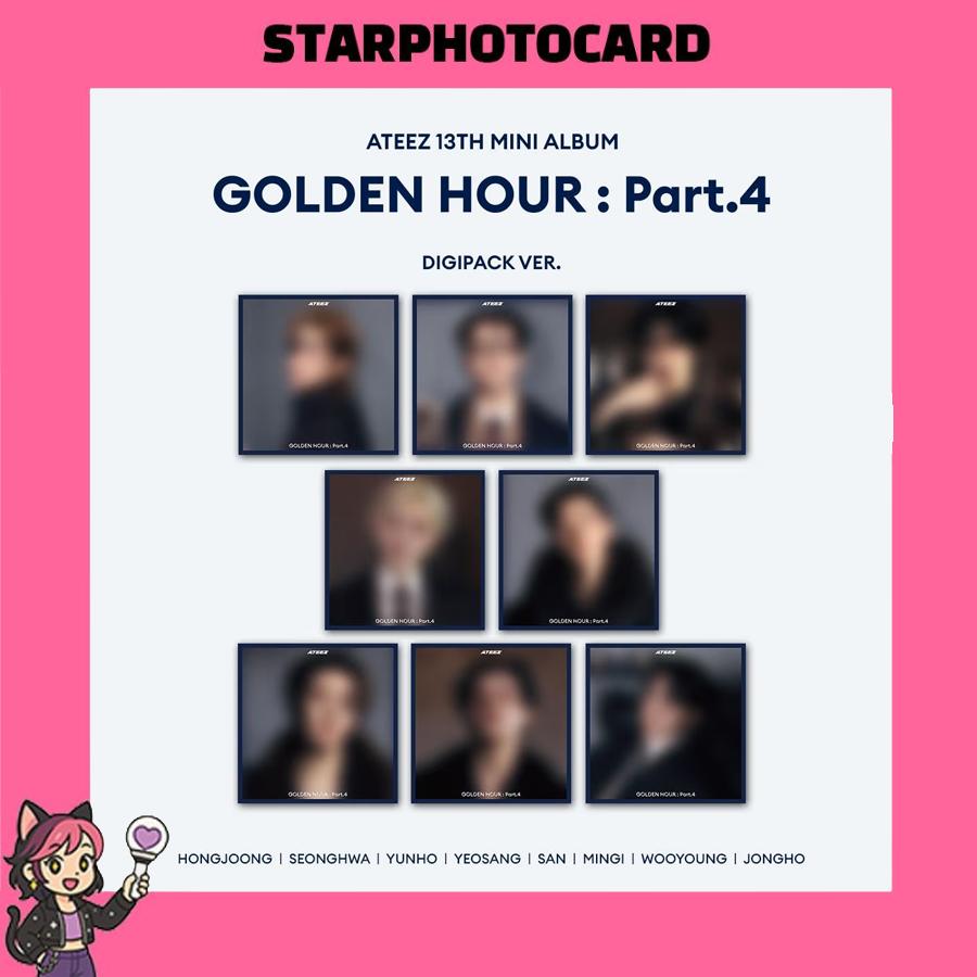 [В НАЛИЧИИ] ATEEZ - GOLDEN HOUR ЧАСТЬ 4 DIGIPACK Вер. JONGHO VER