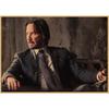 John Wick Snelheidsachtervolging Retro Muurposter - Keanu Reeves Kraft Art 257