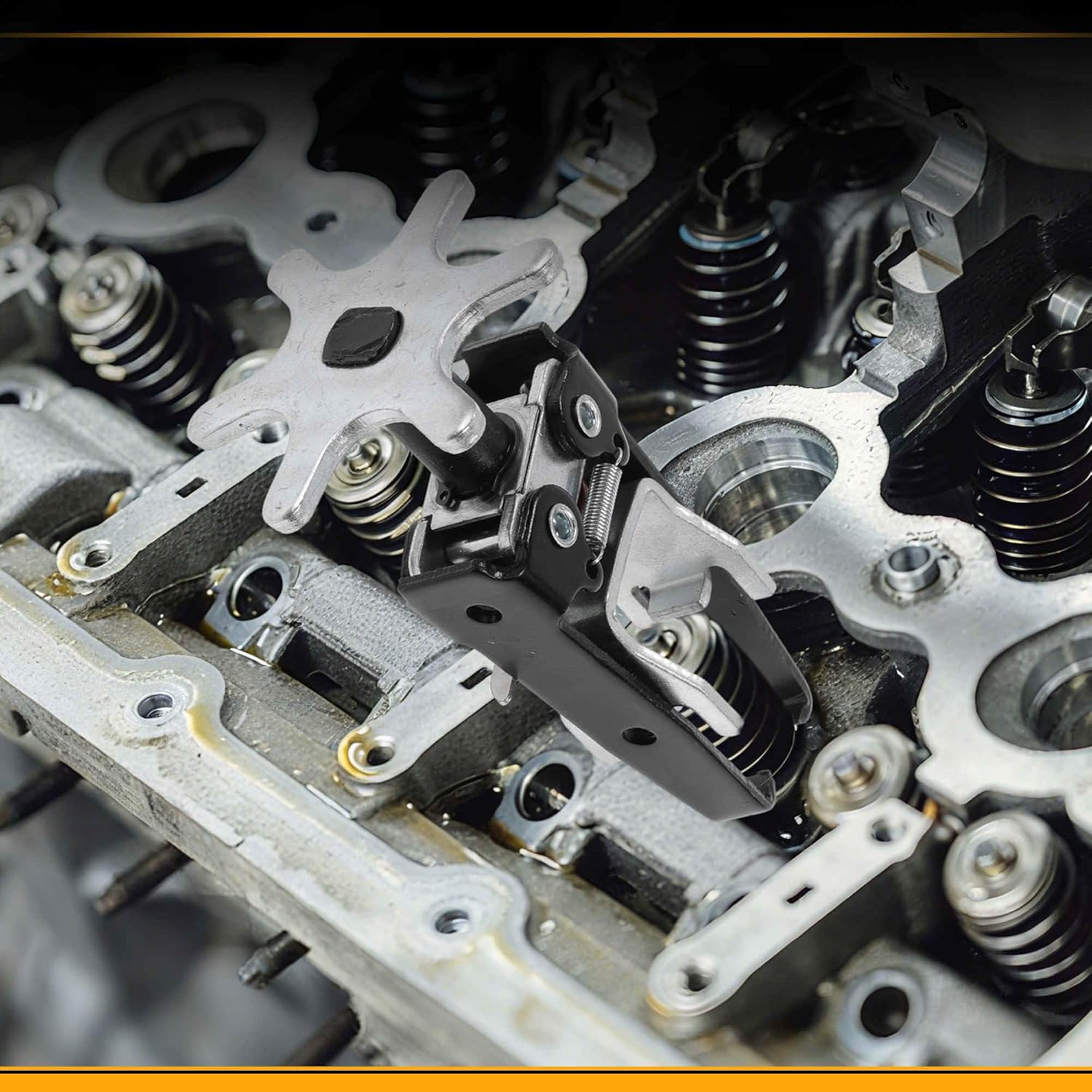 

Инструмент для сжатия клапанных пружин верхнего расположения из легированной стали для установки и снятия клапанных пружин на транспортных средствах