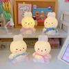 Lamp Night Button Cell Powered Cartoon Cute Four Types Of Rabbits Shaped Lights