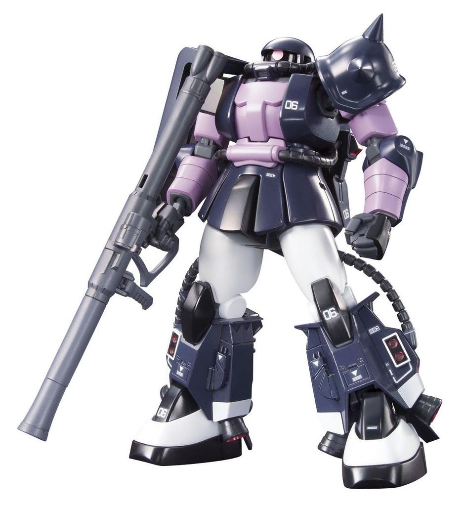 HGUC Black Zaku II 1/144 MS-06R-1A Tri-Stars (MSV)