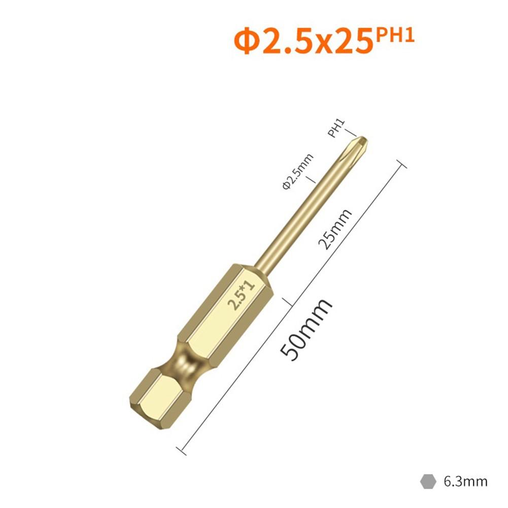 Alloy Steel Screwdriver Bit High Hardness Magnetic
