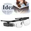 4.5x Wearable Magnifier Adjustable LED Magnifying Glasses Spectacles for Book Newspaper Reading
