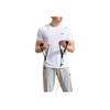 Li-Ning Breathable Quick-Dry Logo Round Neck Sports Short Sleeve T-Shirt Men Tops White ATSS447-3