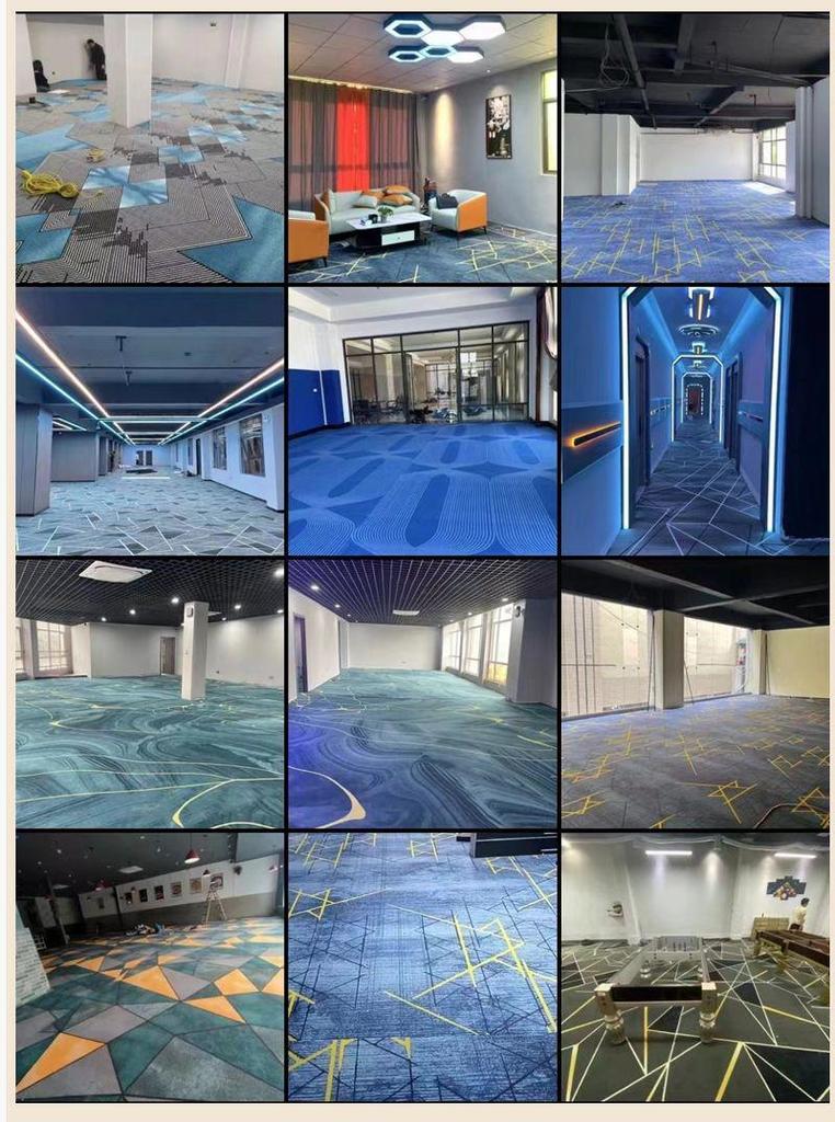 Billiard & Table Tennis Room Carpet - Full Coverage, Wear-Resistant, Flame Retardant, Soundproof