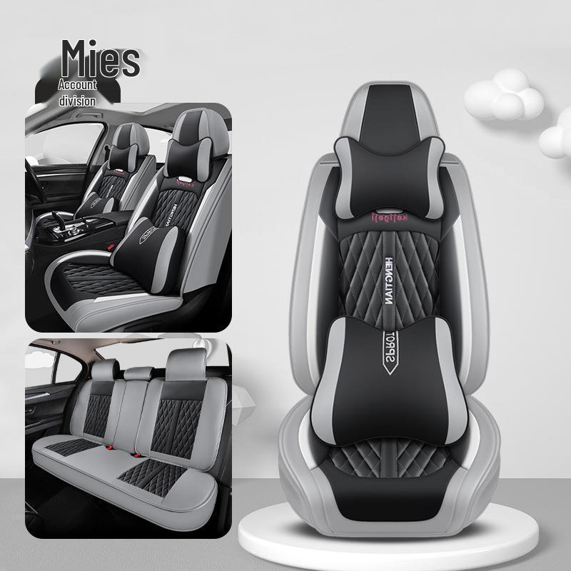 EC7 Boyue GL Emgrand GS Vision X6 SUV Cartoon Leather Seat Cover for Five-Seat Cars