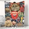 Labyrinth-Movie Retro Fleece Flannel Blanket,Home Bed Sofa Lunch Break Blankets Children Student Blankets Nap Cover Kids Gifts