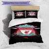 Set copripiumino 3 pezzi (1*Copripiumino + 2*Federe, Senza Nucleo),Set Biancheria da Letto con Stampa Liverpool F.C, Decorazione Camera da Letto, Per Tutte le Stagioni, Regalo di Compleanno