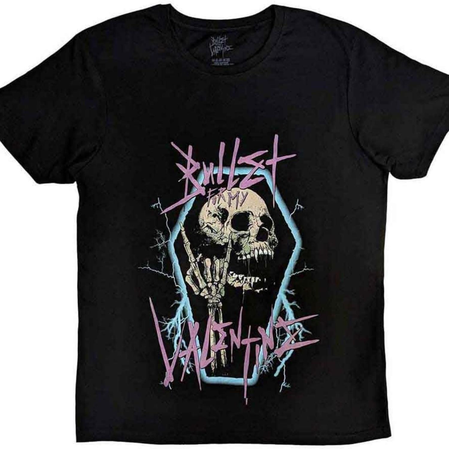 

Bullet for My Valentine Thrash Skull Official Tee T-Shirt Mens Unisex XXXXXL чёрный