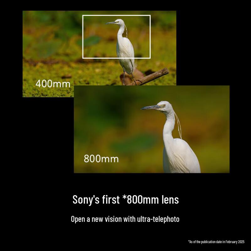 SONY FE 400-800mm F6.3-8 G OSS Lens