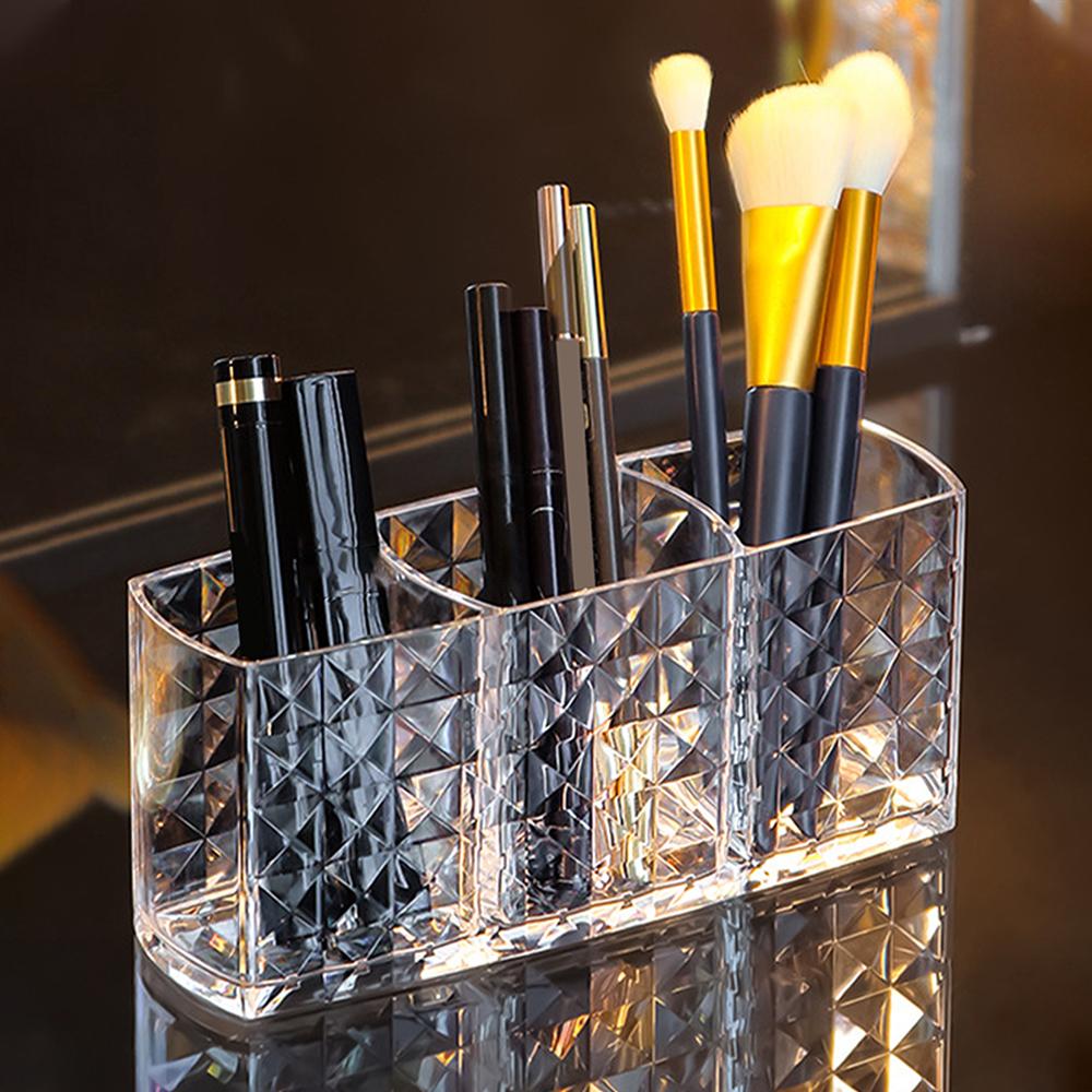 Makeup Acrylic Organizer Multi-cell Display Box Makeup Blush Cosmetics Shelf 7-compartment Plastic Eye Shadow Tray Storage Box